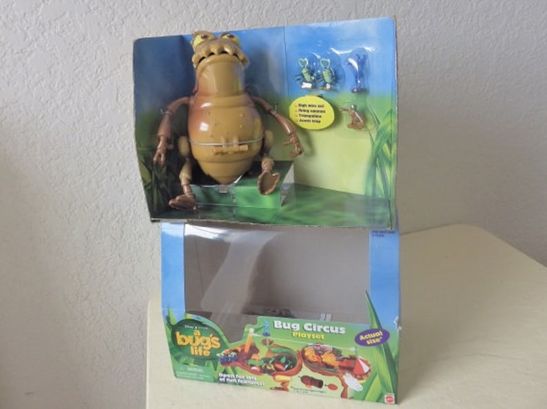 RARE Bug Circus Play set Polly Pocket Style, but Bigger It/'s a Bug/'s Life New in Box.