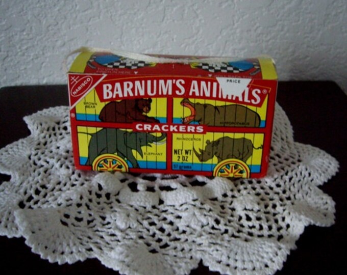 Barnum's Circus Animal Crackers Box Collectible 1972 Etsy