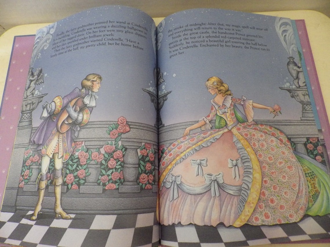 CINDERELLA by Charles Perrault Glossy Hardcover | Etsy