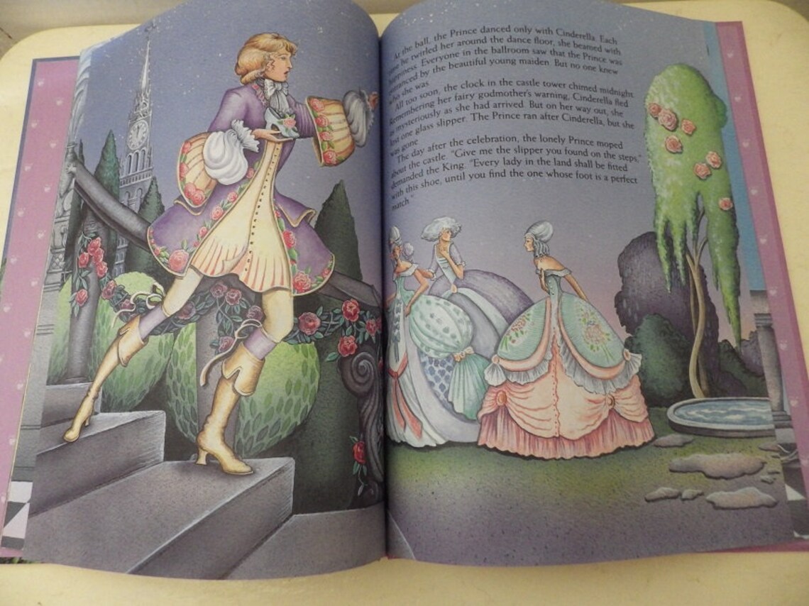 CINDERELLA by Charles Perrault Glossy Hardcover | Etsy