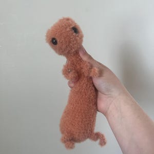 Orange Fuzzy Floppy Cat Plushie