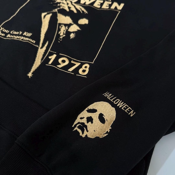 Embroidered Halloween 1978 Myers Sweatshirt, Retro Horror Slasher Crewneck, John Carpenter Scary Movie Fan Gift Sweater, Halloween Gift Idea