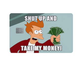 WORKIRAN Meme Creditcardstickers | Vervoer, Debitcard, Creditcard | Bankpasdekking & Personalisatie |