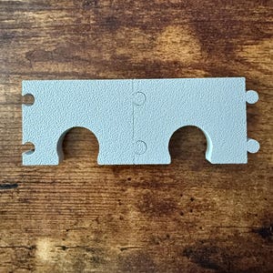 Snap-On PVC Conduit Spacers – 20 Pack of 1/2&quot; Pipe Clips for Strapping & Slab Layout (Electrical, DIY, Construction Tool)