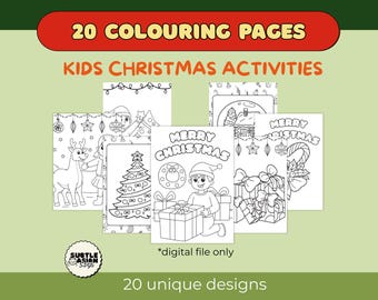 Kids Christmas Colouring Pages