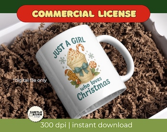 Christmas Frappucino Blue & Silver PNG