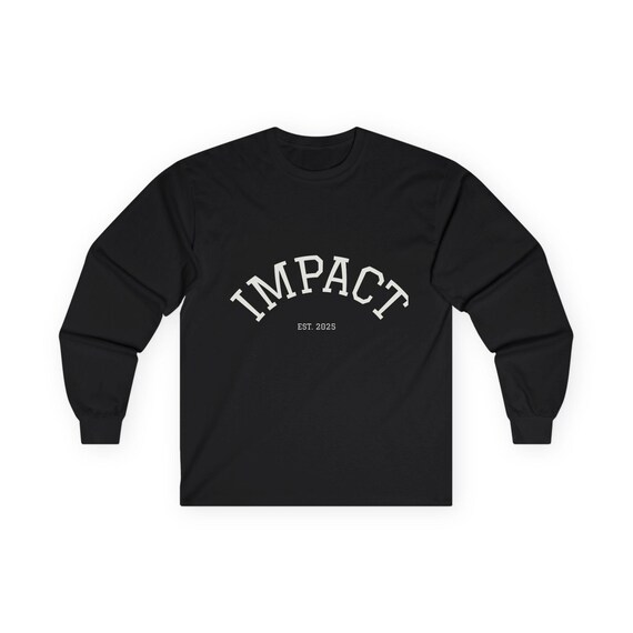 Impact Long Sleeve Tee - Casual Unisex Top, Perfect for Gift, Everyday Wear, Layering, Comfort, and Style