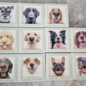Various Dog Coasters - different breeds