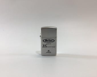 Park Cigarette Lighter Meier Brass & Aluminum Company Vintage Advertising Tobacciana
