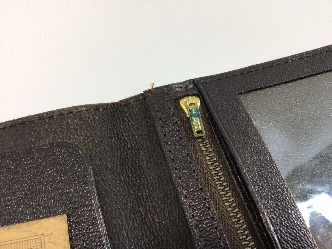 Rumpp Wallet Antique Leather Travel Passport Wallet Rumpp Morocco Goat Bi Fold 5 ...