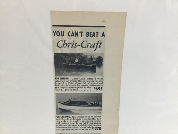 Vintage Chris Craft Cruiser Mousepad Vintage Chris Craft Cruiser Mousepad