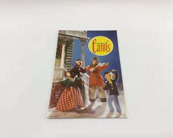 Christmas Carols 1959 Caroling Booklet Vintage Holiday Advertising Ephemera Kalamazoo Saving & Loan