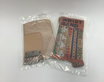 Vintage Tandy Leather Kit Medicine Crystal Bag 