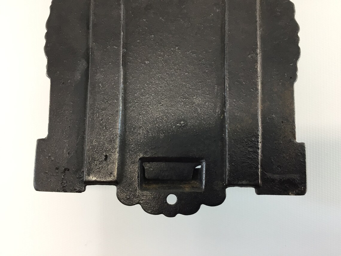 Antique Cast Iron Match Holder 2 Tier Wall Mount Country Etsy