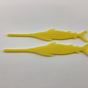 Swordfish Cocktail Swizzle Stir Sticks Vintage Barware Advertising Boston Fish Pier image 5