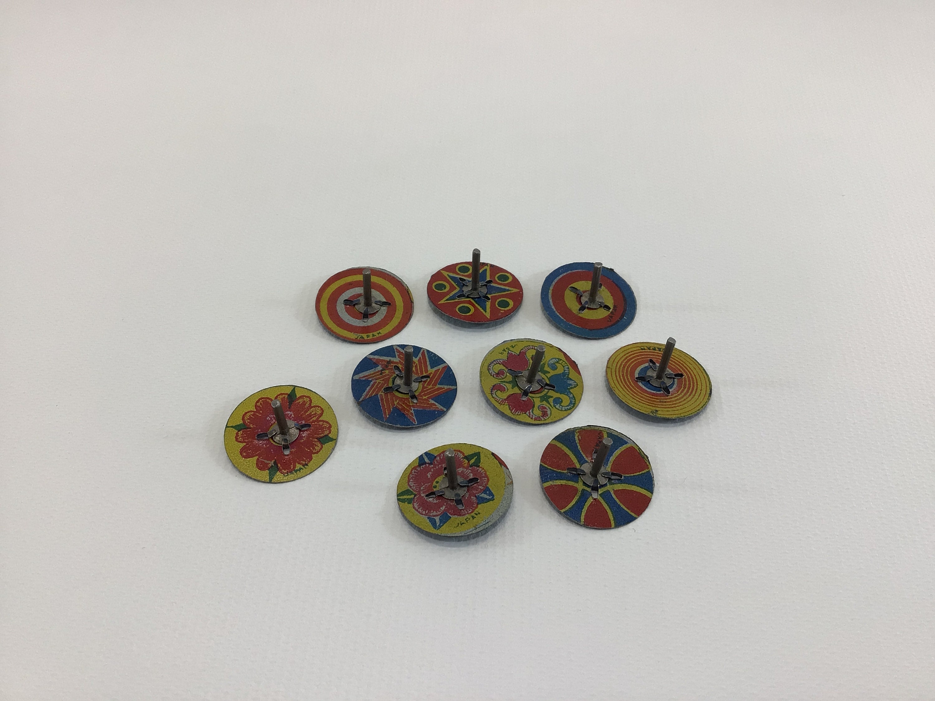 洋楽 TOP PRIZE Cracker Jack Prize Spinning Top 1930s Vintage Miniature Tin