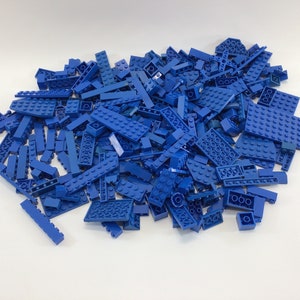 Lego Assorted Blue Parts and Pieces Lot