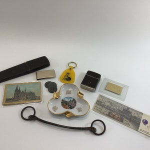 Vintage Junk Drawer Lot of Old Small Items and Ephemera Assemblage Mixed Media Art Assortment