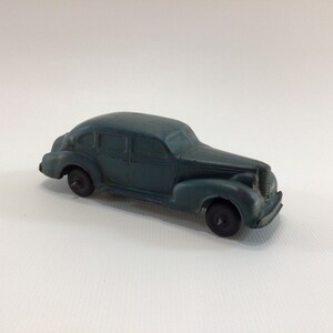 Oldsmobile Touring Sedan 1930s Auburn Rubber Company Vintage 5&quot; Dark Blue Toy Car