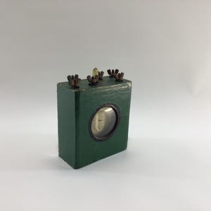 Volt / Amperage Tester Vintage Handmade Steampunk Electrical Gadget - Untested