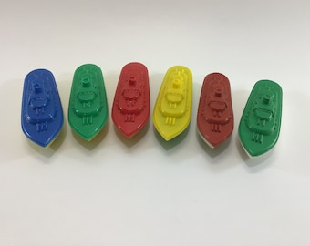 Banner 4&quot; Battleship Vintage Marbled Hard Plastic Dime Store Toy Bathtub Boat - CHOOSE ONE