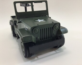 Zima US Army Jeep Vintage Hard Plastic Friction Toy No 897
