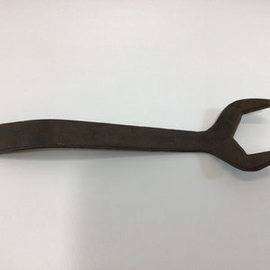 Wrench 1 1/2&quot; Open End Specialty Drop Reach Vintage Pre-War Garage Mantique
