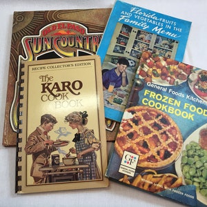 Cookbook Baking Main Side Dish Vintage Recipes
