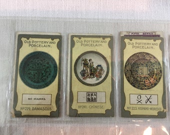 chairman cigarette cards Antique Chairman Cigarettes Trade Cards Old Pottery & Porcelain 5th Series