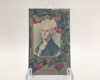 Antique Postcard Embossed George Washington Commemorative Series Made in Germany