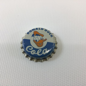 Vintage Advertising Bottle Cap Donald Duck Cola Walt Disney Productions Ephemera