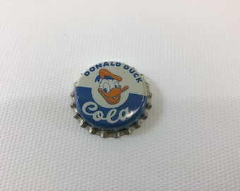 Vintage Advertising Bottle Cap Donald Duck Cola Walt Disney Productions Ephemera