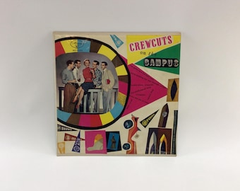 Mercury Records Crewcuts on the Campus 10" Vinyl Record Album Vintage 1950s Audio