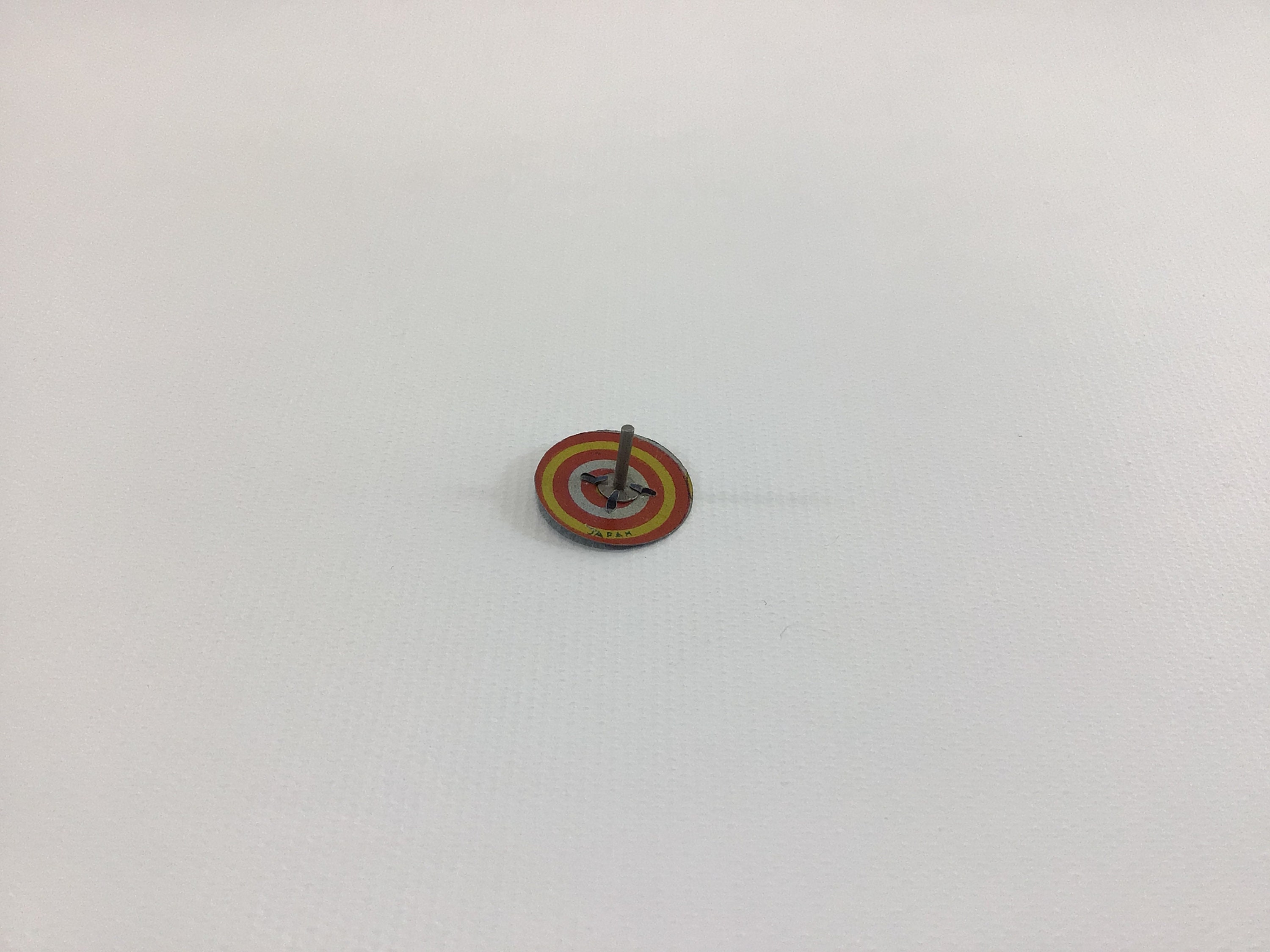 Cracker Jack Prize Spinning Top 1930s Vintage Miniature Tin