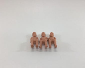 Marx Children 1:18 Scale 3 Boys Toy Playset Replacement Parts Pieces for Tin Lithograph Era Dollhouses