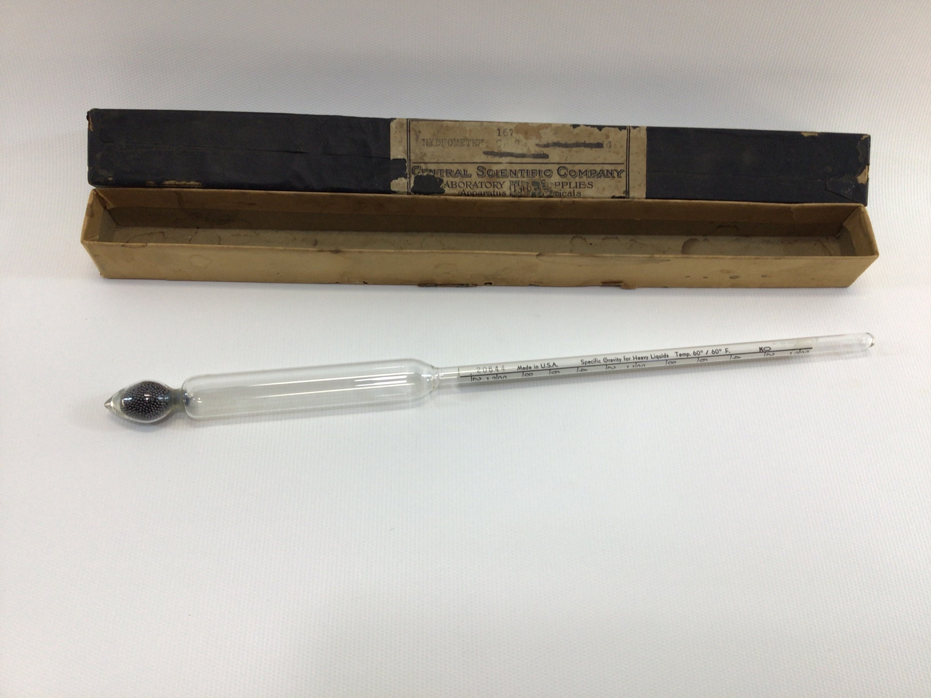 Antique Taylor Instrument Companies Hydrometer Set, brewing, alcohol