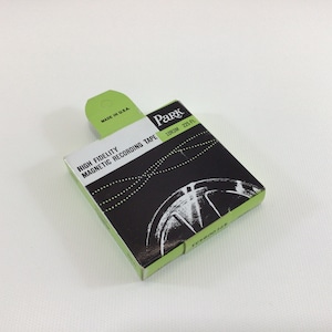 May include: A green and black box with the text "Park High Fidelity Magnetic Recording Tape 1080M 225 ft. Made in U.S.A." on it.