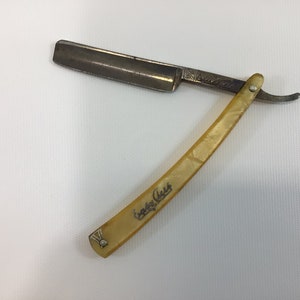 Easy Ace Straight Razor Vintage Art Deco Shaving Blade Genco Bradford PA