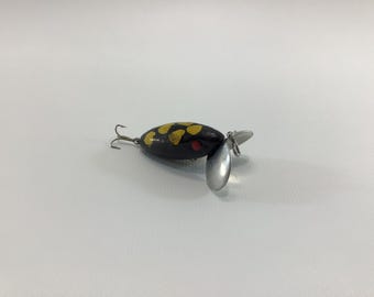 Topwater Fishing Lure Black Frantic Antic Atlantic Lures Inc Vintage Outdoor Sporting Equipment