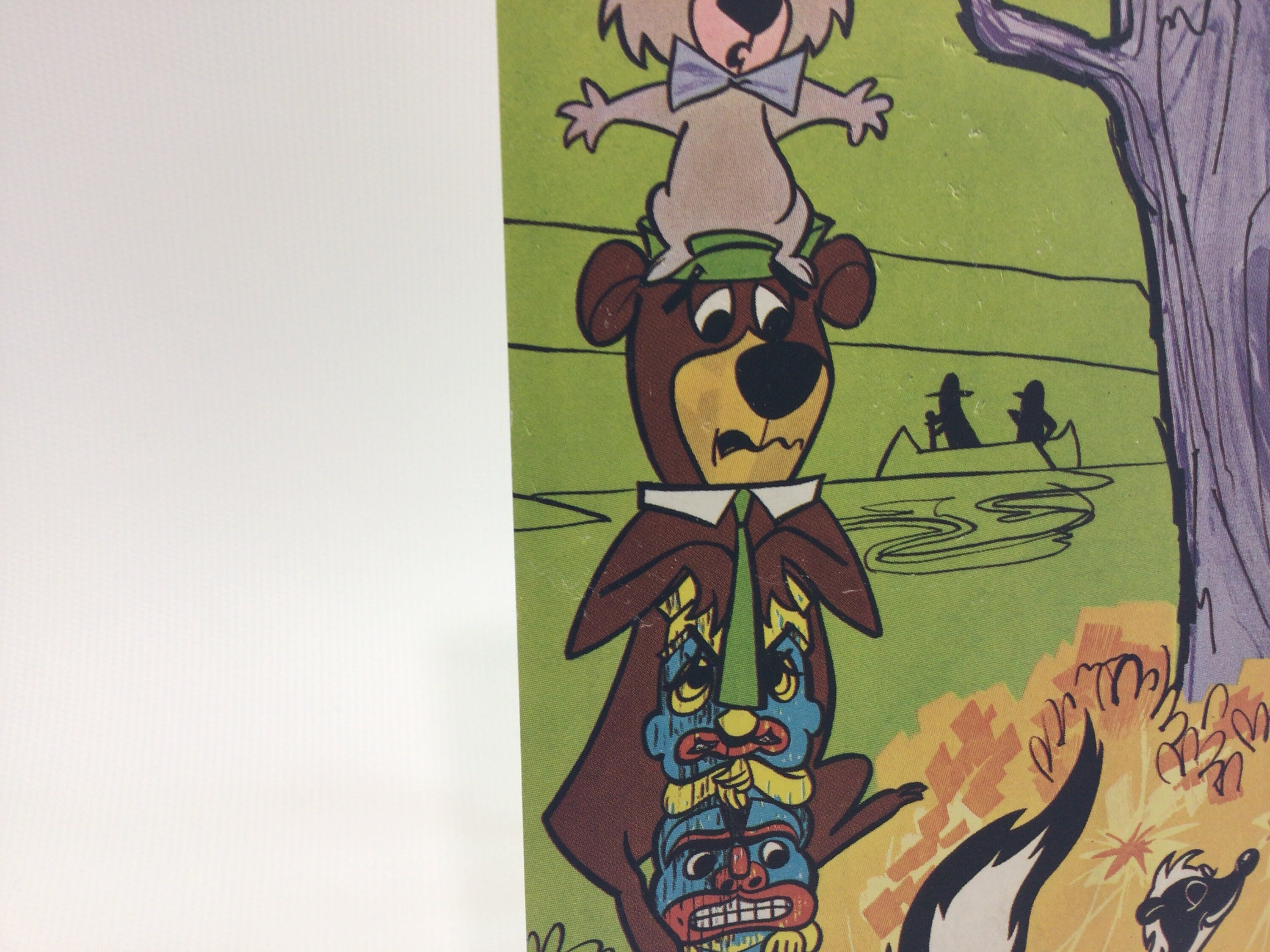 Hanna Barbera Yogi Bear Postcard Vintage Kellogg's Breakfast Cereal ...
