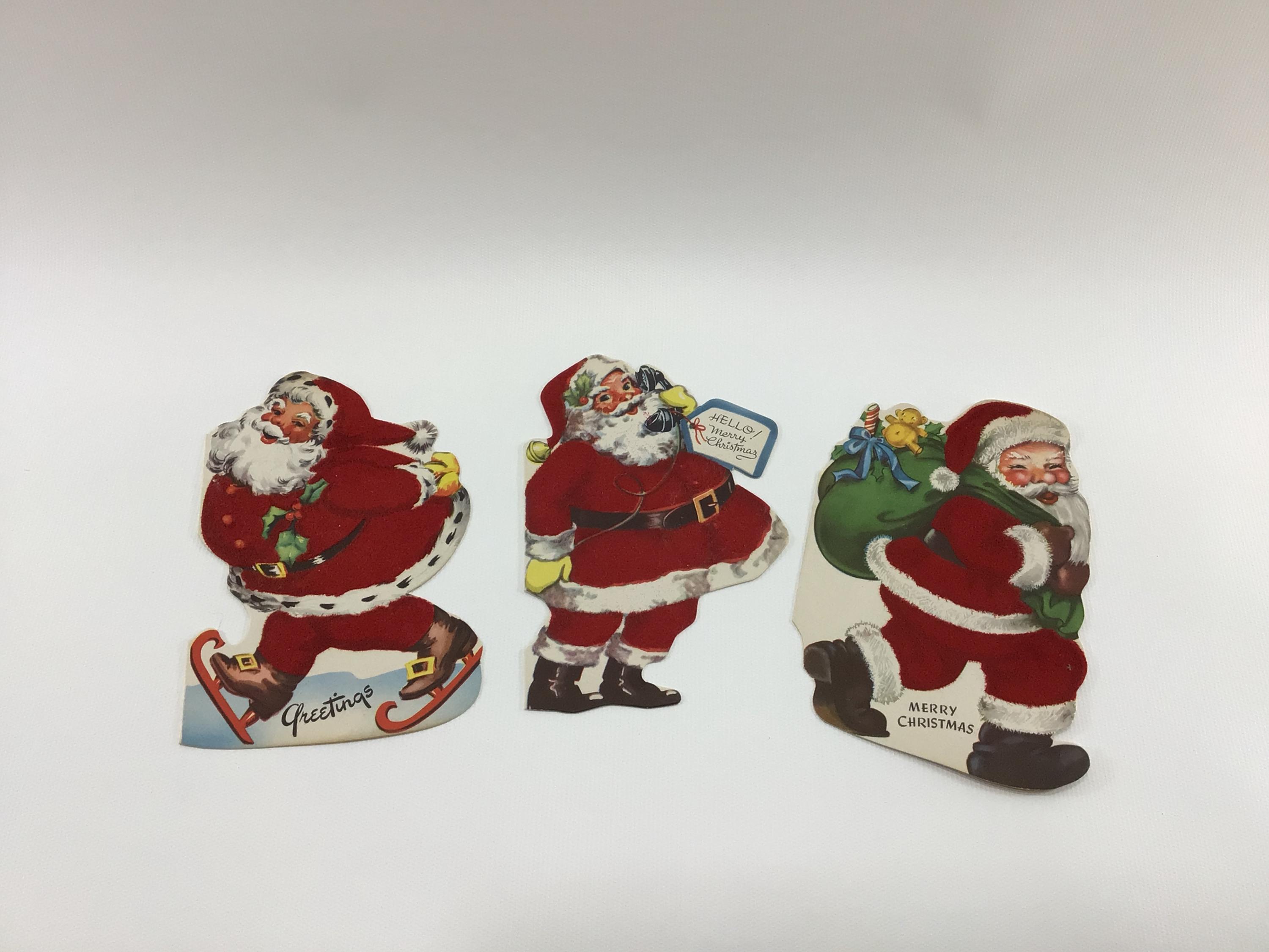 * vintage ornament ❀ * 雪の降る日の サンタクロース さん vintage ornament ❀ * 雪の降る日の サンタクロース さん