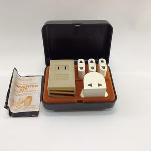 Franzus Converter Kit Vintage Electronics Gadget International Travel Wall Plug Adapter Set