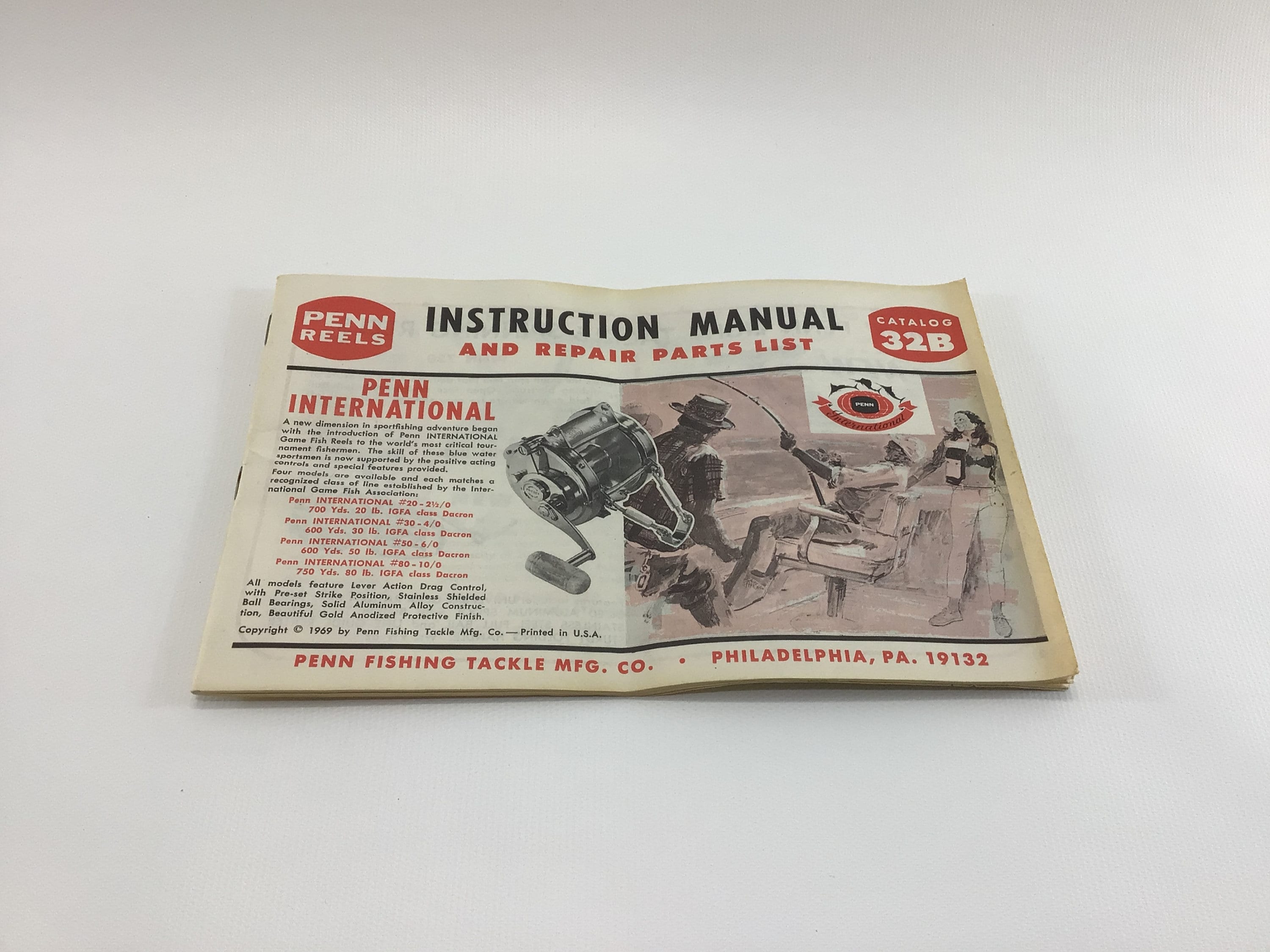 PENN Reels Catalog 32B Fishing Reel Booklet Vintage Outdoor Sporting  Ephemera - Etsy