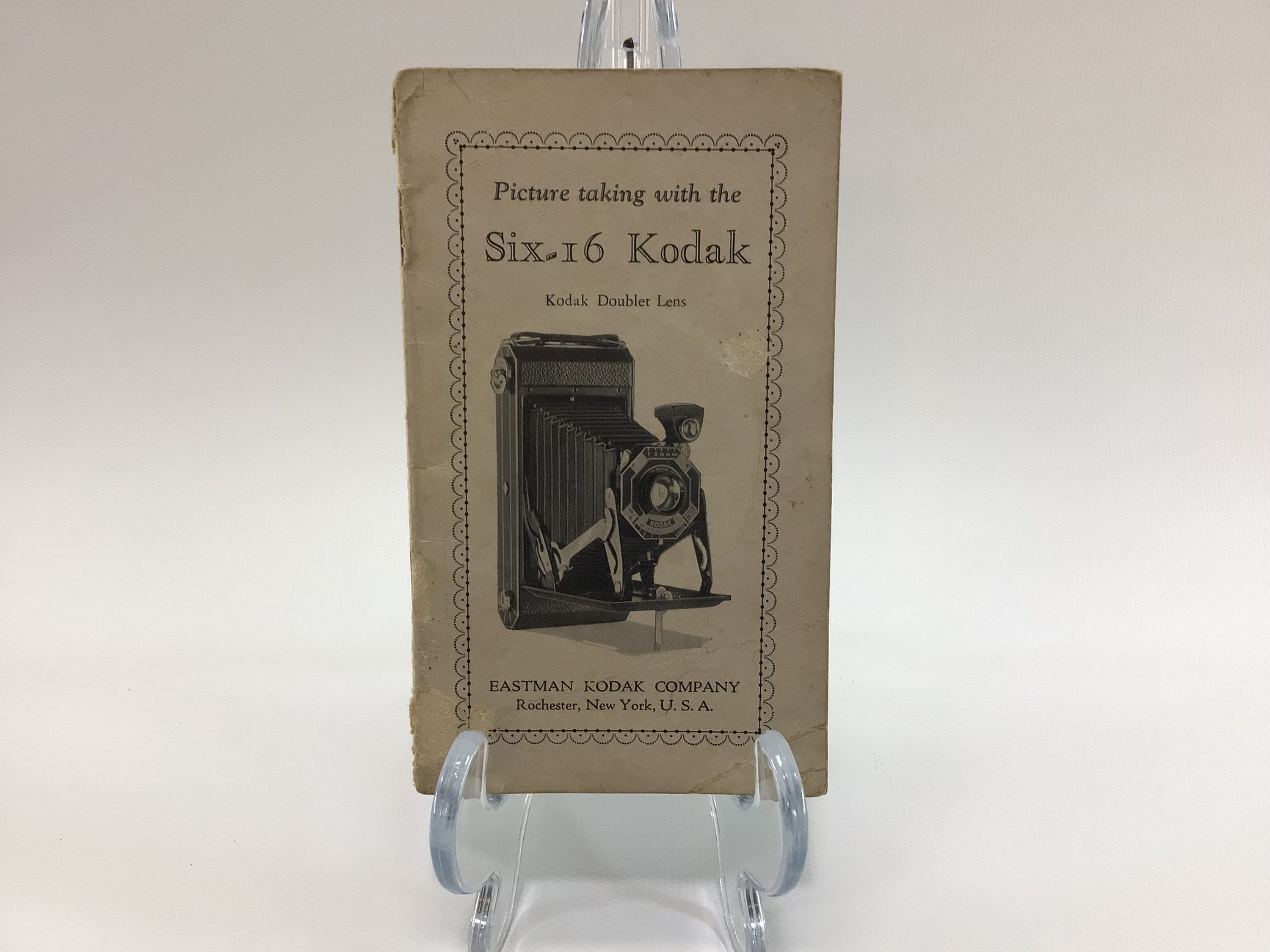 のぶ様ご予約Kodak six-16 BROWNE JUNIOR箱型カメラ稼働品