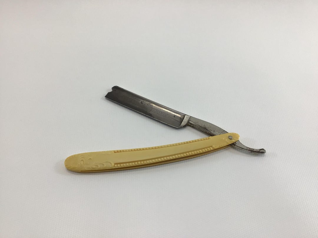 Antique Straight Razor Four Leaf Clover Special Quality Croghan Cutlery ...