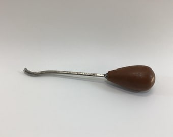 Carpenter's 1/4" Half Round Palm Chisel Antique Quality Made Buck Brothers No 32 Woodworking Hand Tool