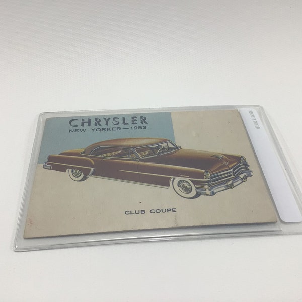 1960s Topps TCG Inc 1953 Chrysler New Yorker Trading Card