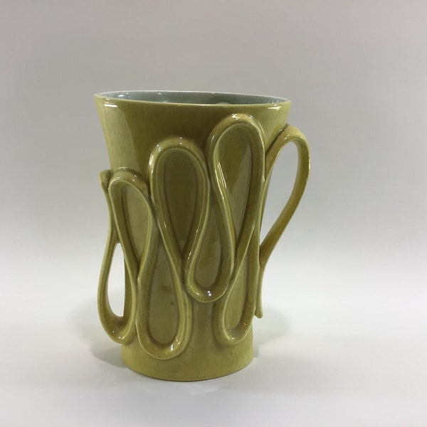 Red Wing Yellow Vase Etsy