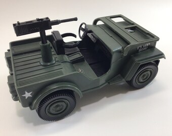 Zima US Army Jeep Vintage Hard Plastic Friction Toy No 897