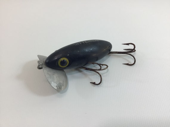 Black Jitterbug Vintage Fred Arbogast Fishing Lure Akron Ohio -  Hong  Kong